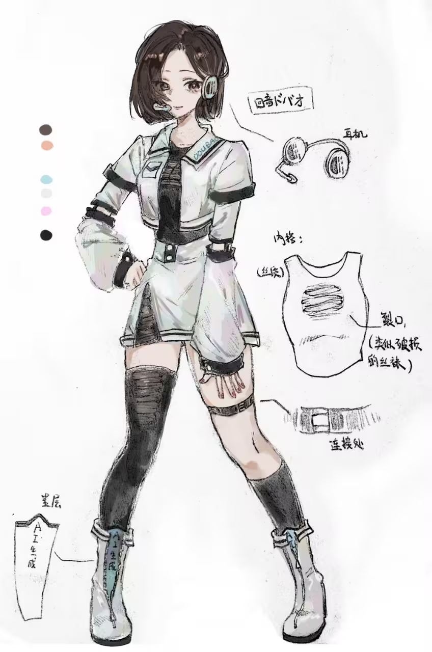 doubao キャラクター設定イラスト